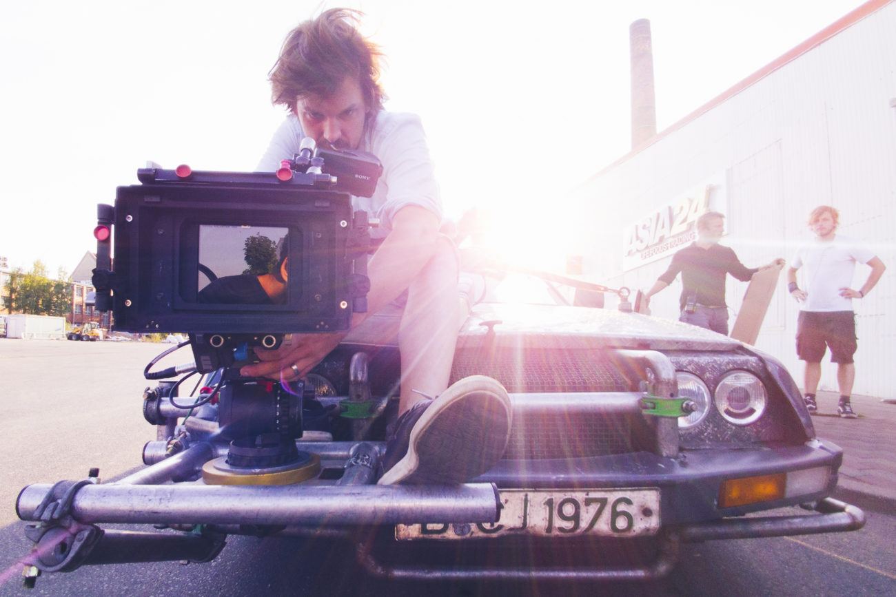 Jan Gessler bei der Arbeit als Kameramann